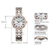 Casio watch Swarovski Crystal women watches top brand luxury set ladies watch women 50mWaterproof Quartz Sport clock reloj mujer
