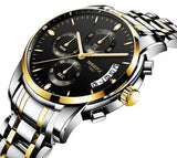 50pcs/lot DHL Free Shipping NIBOSI 2353 Top Luxury Brand Watch Men Quartz Waterproof Army Military Men Watch Relogio Masculino