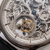 Full Skeleton Hollow Mechanical Watches Men's Original ST8000K Seagull Tourbillon Men Wristwatch Crocodile Leather Strap Clock