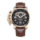 2019 Reef Tiger/RT Top Brand Luxury Men Sport Watches Chronograph Luminous Rose Gold Waterproof Analog Watches RGA2105