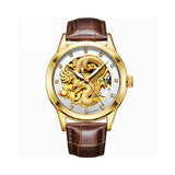 FNGEEN Men Watch Design Business Gold Dragon Mens Top Brand Luxury Automatic Fashion Mechanical Watch Clock Relogio Masculino