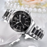 Pagani Brand Ladies Dress Quartz Watches Relogio Feminino Diamond Gorgeous Analog Display Ceramic Black Wristwatch For Women