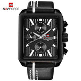NAVIFORCE Men Fashion Creative Quartz Wrist Watch Sports Watches Top Brand Waterproof Leather Strap Clock Male Relogio Masculino