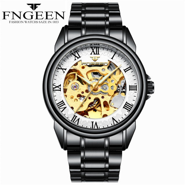 Mens Watches Montre Homme Marque de Luxe Automatic Mechanical Luminous Watch for Man Relojes Male Clock Saats Relogio-Masculino
