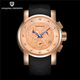 Mens Watches Top Luxury Brand PAGANI DESIGN Sport Military Quatz Watch Silicone Strap Chronograph Waterproof Men's Wrist watch