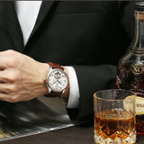 2018 Men's Watches De Luxe Top Brand KINYUED Sapphire Mechanical Fashion Casual Sport Watch Wristwatch Men's Relogio Wrist Watch