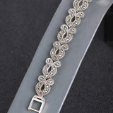 JIASHUNTAI Vintage 100% Silver 925 Watch For Women Retro 925 Sterling Silver Clock Female Fashion Bracelets Watch Jewelry