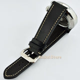 45mm Black Sea Automatic men watches date schwarz Zifferblatt Saphirglas Luminous sapphire glass De luxe En Acier Plein Noir