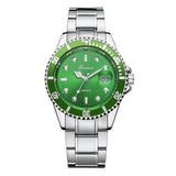 GONEWA Men Fashion Business Watches Military Stainless Steel Date Sport Quartz Analog Unisex Mens Clock Wrist Watch relogio