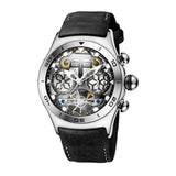 Reef Tiger Aurora Serier RGA703 Men Fashion Multifunction Concept Dial Automatic Mechanical Wrist Watch With Year Month Calendar