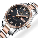 Carnival watch men's mechanical watch automatic movement date stainless steel watch clock