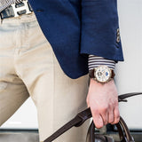 BINSSAW Men Watch Mechanical Tourbillon Luxury Fashion Brand  Leather Man Sport  Watches Mens  Automatic Watch Relogio Masculino