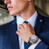 2019 New Design OBLVLO Brand Luxury Transparent Hollow Skeleton Watches for Men Tourbillon Rose Gold Automatic Watches OBL3609