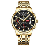 NIBOSI Relogio Masculino Top Brand Luxury Mens Watches Reloje Watch Men Fashion Sport Quartz Watch Waterproof Business Men Watch