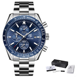 Men Watch BENYAR Top Brand Luxury Full Steel Business Quartz Watch Men Casual Waterproof Sports Watches Clock Relogio Masculino