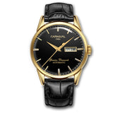 CARNIVAL Men's Self-Wind Luxury Mechanical Watches Water Resistant Automatic Classic Leather Wrist Watche Men Reloj Hombre