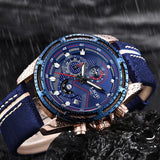 LIGE Watch Men Fashion Sport Quartz Clock Leather Mens Watches Top Brand Luxury Blue Waterproof Business Watch Relogio Masculino