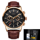 2019 LIGE Watch Men Fashion Sport Quartz Clock Mens Watches Top Brand Luxury Leather Business Waterproof Watch Relogio Masculino