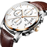 50pcs/lot DHL Free Shipping NIBOSI 2353 Top Luxury Brand Watch Men Quartz Waterproof Army Military Men Watch Relogio Masculino