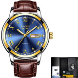 2019 LIGE Watch Men Fashion Sport Quartz Clock Mens Watches Top Brand Luxury Leather Business Waterproof Watch Relogio Masculino