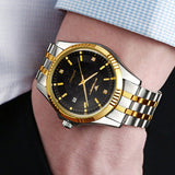 FNGEEN Mechanical Watches Men Hodinky Steel 30M Waterproof Automatic Watch Male Skeleton Wrist Watch Clock Man Mechanical Watch