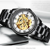 Mens Watches Montre Homme Marque de Luxe Automatic Mechanical Luminous Watch for Man Relojes Male Clock Saats Relogio-Masculino