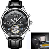 LIGE Watches Men's Automatic Machinery Business Waterproof Clocks Men's Watches Luxury Fashion Casual Watch Relogio Masculino