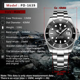 PAGANI DESIGN The New Top Marque De Luxe Hommes de Montre Lumineux Montres Hommes Affaires Mechanical watches Relogio Masculino