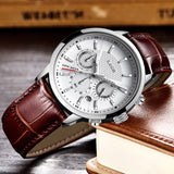 2019 LIGE Watch Men Fashion Sport Quartz Clock Mens Watches Top Brand Luxury Leather Business Waterproof Watch Relogio Masculino