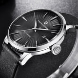 PAGANI DESIGN Brand Watch Men Automatic Mechanical Wristwatches Mens Leather Waterproof Watches New Men's Clock relojes hombre