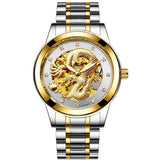 FNGEEN Men Watch Design Business Gold Dragon Mens Top Brand Luxury Automatic Fashion Mechanical Watch Clock Relogio Masculino