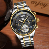 LIGE Watches Men's Automatic Machinery Business Waterproof Clocks Men's Watches Luxury Fashion Casual Watch Relogio Masculino