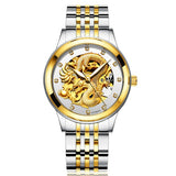 FNGEEN Men Watch Design Business Gold Dragon Mens Top Brand Luxury Automatic Fashion Mechanical Watch Clock Relogio Masculino