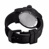 Reef Tiger/RT Outdoor Sport Quartz Watch with Chronograph Date Black Steel Rubber Strap Watches For Men RGA3063