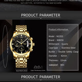 50pcs/lot DHL Free Shipping NIBOSI 2353 Top Luxury Brand Watch Men Quartz Waterproof Army Military Men Watch Relogio Masculino