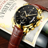 50pcs/lot DHL Free Shipping NIBOSI 2353 Top Luxury Brand Watch Men Quartz Waterproof Army Military Men Watch Relogio Masculino