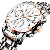 50pcs/lot DHL Free Shipping NIBOSI 2353 Top Luxury Brand Watch Men Quartz Waterproof Army Military Men Watch Relogio Masculino