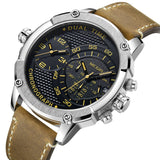 New MIGIR Casual Sports Quartz Watches Man Multifunction Chronograph Waterproof Watch Mens Luxury Wristwatch Relogio Masculino