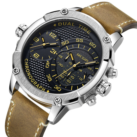 New MIGIR Casual Sports Quartz Watches Man Multifunction Chronograph Waterproof Watch Mens Luxury Wristwatch Relogio Masculino