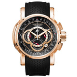 2019 Reef Tiger/RT Designer Sport Watches for Men Rose Gold Quartz Watch with Chronograph and Date reloj hombre RGA3063