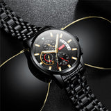 NIBOSI Relogio Masculino Top Brand Luxury Mens Watches Reloje Watch Men Fashion Sport Quartz Watch Waterproof Business Men Watch