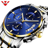 50pcs/lot DHL Free Shipping NIBOSI 2353 Top Luxury Brand Watch Men Quartz Waterproof Army Military Men Watch Relogio Masculino