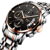 50pcs/lot DHL Free Shipping NIBOSI 2353 Top Luxury Brand Watch Men Quartz Waterproof Army Military Men Watch Relogio Masculino