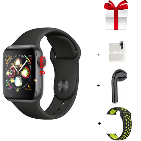 IWO 8 IWO 9 Smart watch 44mm Series 4 case 1:1 Bluetooth Smartwatch Ecg watches for ios android  fast ship for dropshipping