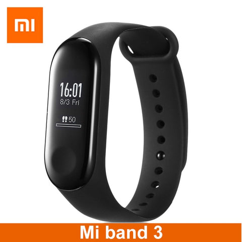 Original Xiaomi Mi Band 3 Smart Bracelet Heart Rate Monitor Bluetooth 4.2 PK MiBand 2 Smart Watch Touch Screen OLED