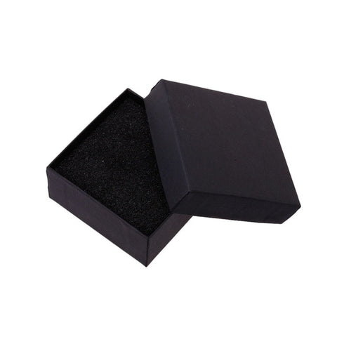 Classic Simple Black Paper Box Earrings Bracelet Jewelry Box Ladies Jewelry Gift