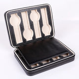 Luxury 2-8 Grids Leather Watch Box Portable travelling Watch bag Storage Watches Display Box Case Jewelry Watch Collector Case