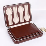 Luxury 2-8 Grids Leather Watch Box Portable travelling Watch bag Storage Watches Display Box Case Jewelry Watch Collector Case