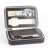 Portable 2 4 8 Grids Zipper Watch Box Lover Luxury PU Leather Watch jewelry Case Watch Organizer  jewelry box Holder