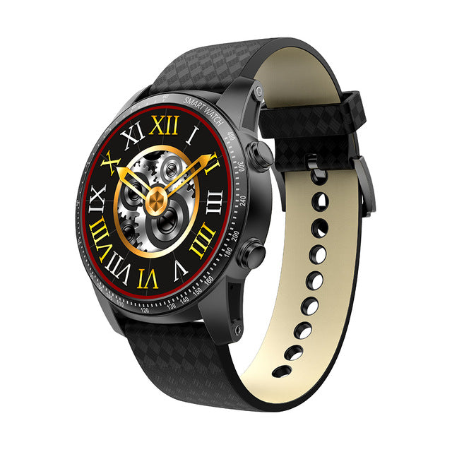 Kingwear KW99 3G Smartwatch Phone Android 5.1 MTK6580 Quad Core 8GB ROM Heart Rate Monitor Pedometer GPS Anti-lost Smart Watch